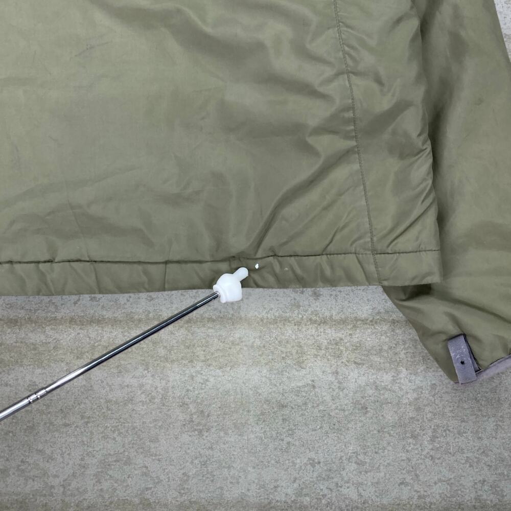 Vintage Y2K The North Face Puffer Jacket Mens L Green Grey Insulated Polyester - Picture 9 of 13